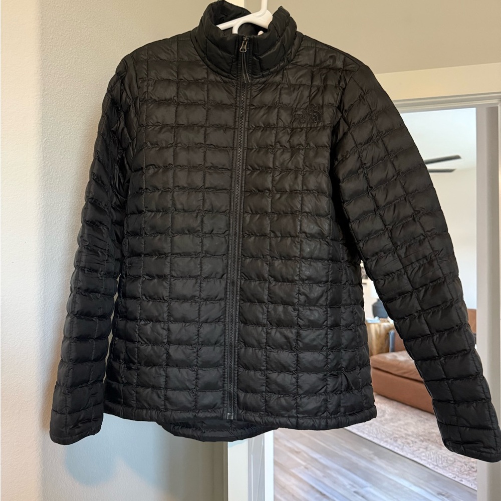 North Face Black Quilted Puffer Jacket